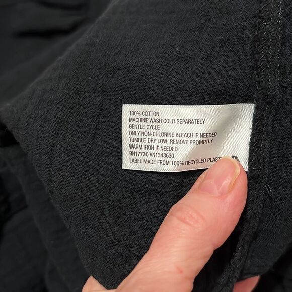 NWT universe thread szXS on/off shoulder elastic neck & SS black dress w/pockets - Picture 9 of 10